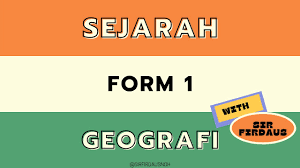 Sejarah form 1 revision test. Free Class Sejarah Geografi Tingkatan 1 Youtube