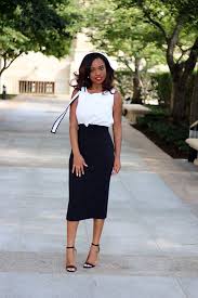 Black And White Casual Attire For Women Black And White Workstyle Formal Business Attire Business Attire Women Business Outfits Women