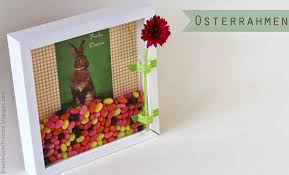 Schneller Osterrahmen Osternest Basteln Kreativ Bastelprojekte