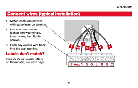 Honeywell's sole responsibility shall be to repair or replace the product within the terms stated above. Diagram Honeywell Rth3100c Thermostat Wiring Diagram Full Version Hd Quality Wiring Diagram Diagramingco Picciblog It