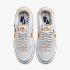 Working on top of the classic air force 1, this new beige and white air force shadow is set to be causing waves in the sneaker world, as the latest chunky sneaker and one with many a unique feature. Nike Air Force 1 Shadow Se Pollen Rise Grailify