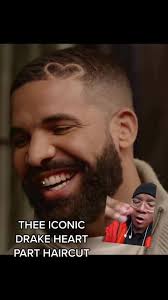 Drake Heart Haircut Makeup