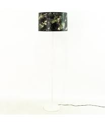 Shop over 440 top floor lamp black shade and earn cash back all in one place. Mid Century White Tulip Base Floor Lamp With Black Gold Metallic Shade