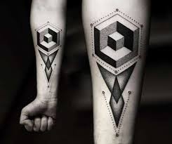 For that reason, each shape and geometric symbol must be there are a lot of design and patterns of the tattoos of geometrical symbols, but here is a look at the most common types of the tattoos. Geometric Legs Tattoo For Men Elegant Arts Tattoo