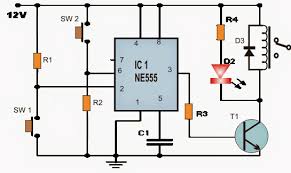 For that purpose we need two external resistors and two pushbuttons. Make This Simple Set Reset Circuit Using Ic 555 Homemade Circuit Projects