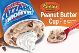 Peanut Butter Cup Pie Is The Blizzard Of The Month At Dairy Queen Dairy Queen Blizzard No Dairy Recipes Dairy Free Recipes Dessert
