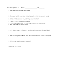 Whether you have a science buff or a harry potter fa. Quiz On Chapters 9 10 Tkam