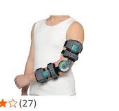 Buy Doukom Hinged Elbow Brace. Adjustable Telescoping ROM ...