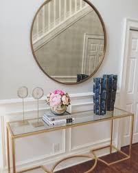 What A Lovely Entryway Love Me Some Gold Accents Happyclient Houzz Jossandmain Beautiful Arrangements Pier1 Homeg Interior Home Room Design Hall Decor