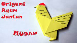 Silahkan cek videonya diatas ya guys untuk tata cara pembuatan origami ayam jago ini. Cara Membuat Origami Ayam Jantan Sederhana Origami Rooster Video Youtube