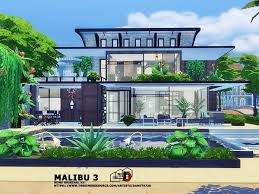 Malibu 3 Villa By Danuta720 From Tsr For The Sims 4 Casa Sims The Sims Sims