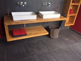 Doppel Waschtisch Gehackte Eiche Badezimmer Badezimmerideen Waschtischkonsole