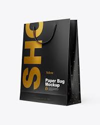 Download Desain Paper Bag Untuk Kemasan Multifungsi Uprint Id PSD Mockup Templates