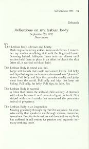 the lesbian body