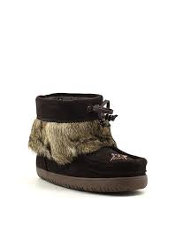 Manitobah Keewatin Suede Waterproof Mukluk Dark Brown