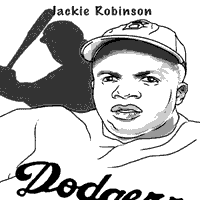 Collect a set of coloring pages.if you want to download a jackie robinson coloring pages for kids for your child. Jackie Robinson Coloring Pages Surfnetkids