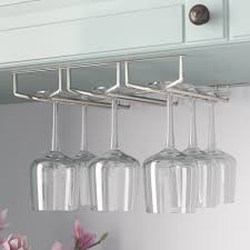 How to build a wine rack with glass storage. Mind Reader Hanging Wine Glass Rack Reviews Wayfair