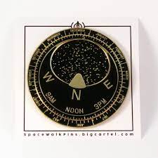 2 5 Hard Enamel Spinning Lapel Pin With 2 Pin Posts And Metal Butterfly Clutchesworking Accurate Planisphere Des Custom Lapel Pins Pin And Patches Lapel Pins