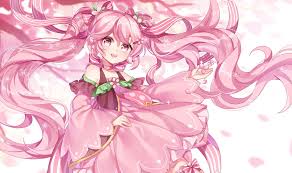 Anime Vocaloid Hatsune Miku Sakura Miku 1080p Wallpaper Hdwallpaper Desktop In 2020 Hatsune Miku Anime Miku