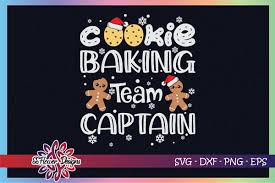 Holiday baking team christmas cut file. Cookie Baking Team Captain Gingerbread Graphic By Ssflower Creative Fabrica