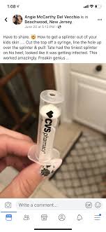 Genius Idea For Children Getting Splinters Out What To Do When Bored Splinter Removal