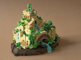 Hanging Gardens Of Semiramis In 2020 Lego Sculptures Micro Lego Lego Creations