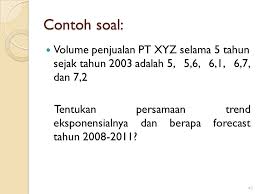 Maybe you would like to learn more about one of these? Peramalan Dengan Trend Ppt Download