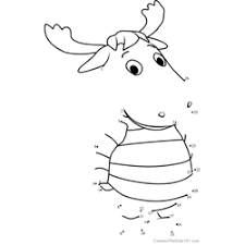 Www.cartonionline.com > coloring pages > disegni of the backyardigans coloring page >. The Backyardigans Connect The Dots Worksheets Printable For Kids