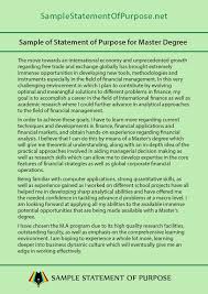 Sample Of Statement Of Purpose For Master Degree That Will Stand Out Personal Statement Grad School Personal Statement Examples Masters Degree