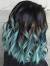 Icy Blue Pastel Blue Ombre