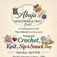 Crochet, Knit, Sip and Snack Day
