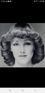 I remember you having ringlets Viv, but when I think of the girls I went to  school with, this hairstyle seemed popular, I think you had this hairstyle  Gilly Flower if memory
