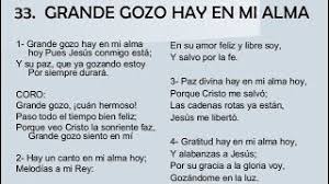 Grande Gozo Hay En Mi Alma Hoy Youtube Grande gozo siento en mi. grande gozo hay en mi alma hoy youtube