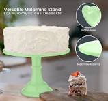 Melamin Cake Stand Mint Green ( 11 inches)