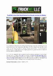 Truck Net's Duty-Free Diesel Station for all trucks crossing into Mexico