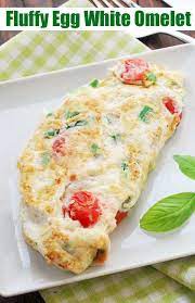 Fluffy Egg White Omelette Recipe Healthy Recipes Omlet Recipes Egg White Breakfast Recipes Omelette Recipe Healthy