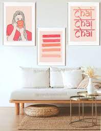 Set Of 3 Chai Art Indian Tea Illustration Tea Lovers Etsy In 2021 Tea Illustration Indian Tea Kitchen Artwork