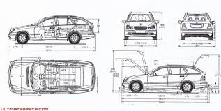 Mercedes W203 Estate Dimensions 1 Mercedes Mercedes Benz Benz