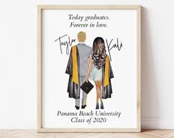 It can be even harder when the graduate is your boyfriend. Boyfriend Graduation Etsy