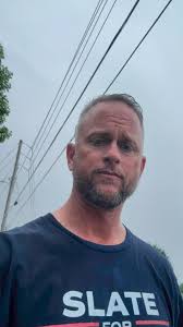 Only candidate to walk neighborhoods, knocking