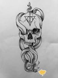 Mortifago Marca Tenebrosa Tatuaje Marca Tenebrosa Tatuajes De Harry Potter