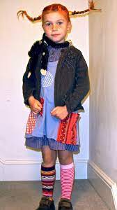 Pippi Longstocking Costume For World Book Day World Book Day Costumes Pippi Longstocking Costumes Book Day Costumes