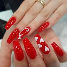 These wavy nails for valentine's day. Best Nail Art Ideas For Valentines 2020 38 Fab Wedding Dress Nail Art Designs Hair Colors Cakes