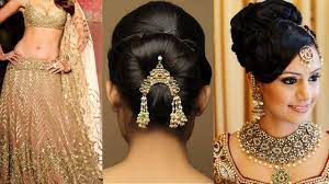 Lehenga Style Saree Draping With Makeup And Hairstyle Step By Step Lehenga Bridal Makeup Youtube