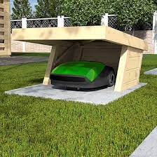 Wir haben unsere garage mit klutherol 1k easy abgedichtet. Weka Mahroboter Garage 367 A Naturbelassen Mit Flachdach