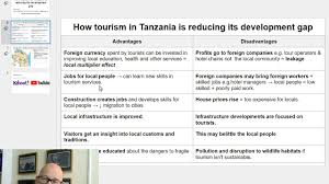 Aqa Case Study Gcse Geography Tourism For Economic Development In Tanzania Gcse Geography Economic Development Case Study