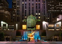 — 10th of the kaldor public art projects. Giant Rocking Horse Head Sculpture By Jeff Koons Going Up At Rockefeller Center 6sqft
