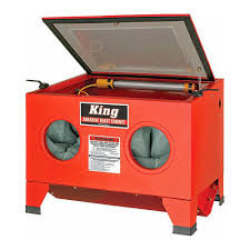 Includes blasting gun with ceramic tips. King Tools Equipment 4004 0 Abrasive Blaster Cabinet Bench Top At Sutherlands