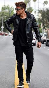 11 Cool Leather Jackets Mix And Match Ideas For Manly Looks Fall Outfits Men Leather Jacket Outfit Men Black Leather Jacket Outfit
