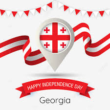 Happy independence day wishes for all. Georgia Independence Day With Stylized Country Flag Pin Illustration Georgia Happy Independence Day Flag Png And Vector With Transparent Background For Free Download